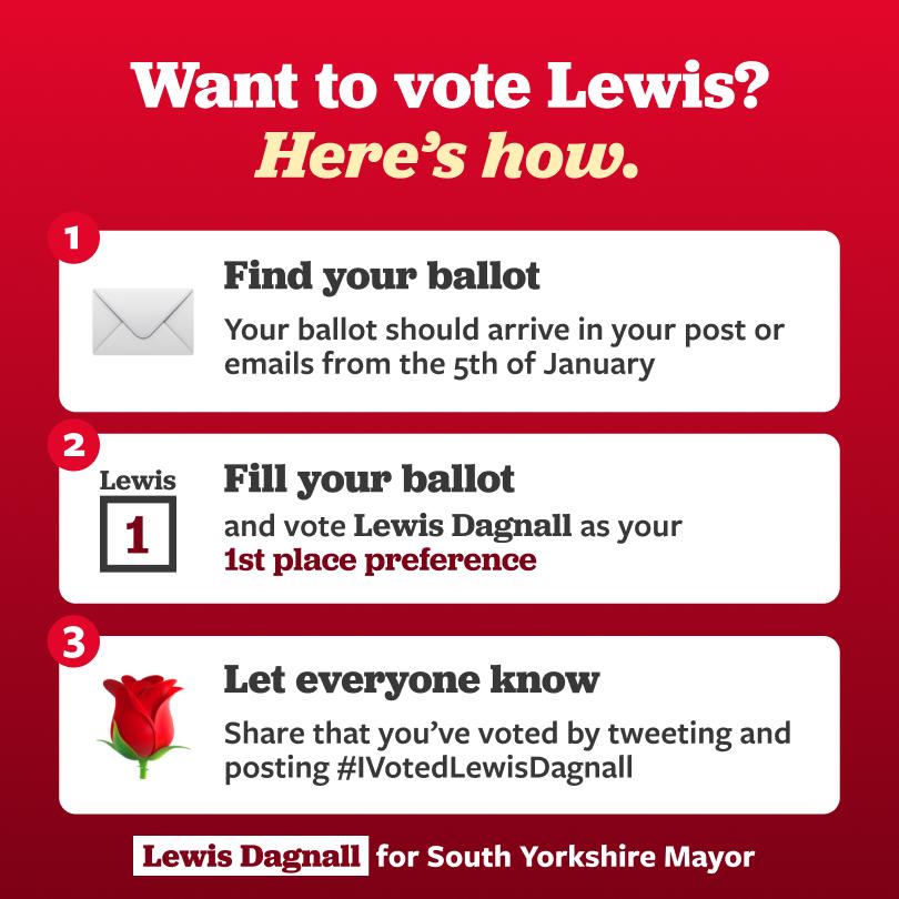Lewis Dagnall for South Yorkshire Mayor - Image 2
