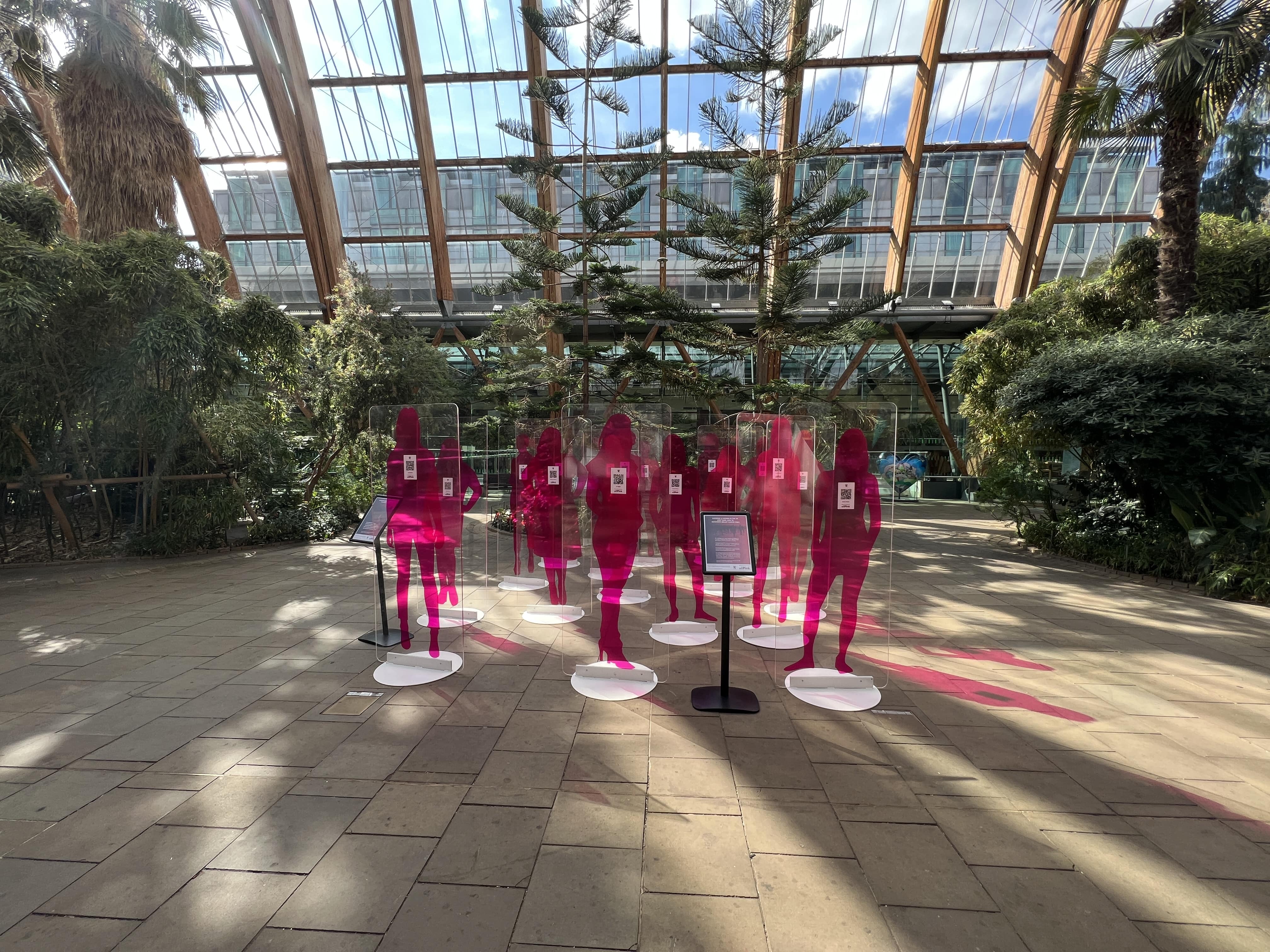 Sexual Health artwork at Winter Gardens in Sheffield